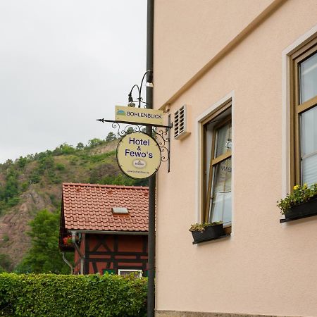 Hotel & Ferienwohnungen Bohlenblick Saalfeld Saale 外观 照片