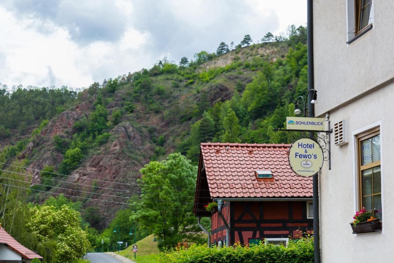 Hotel & Ferienwohnungen Bohlenblick Saalfeld Saale 外观 照片