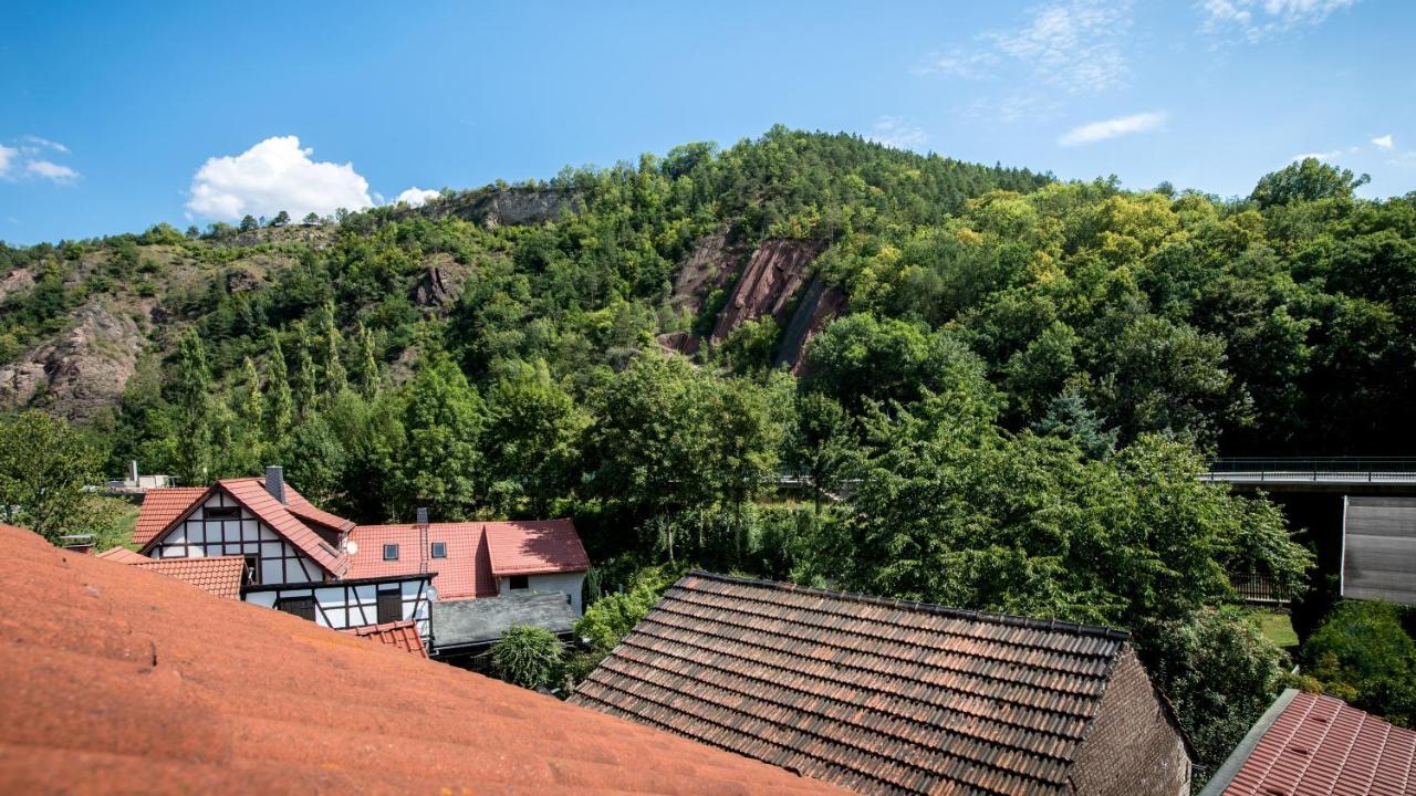 Hotel & Ferienwohnungen Bohlenblick Saalfeld Saale 外观 照片